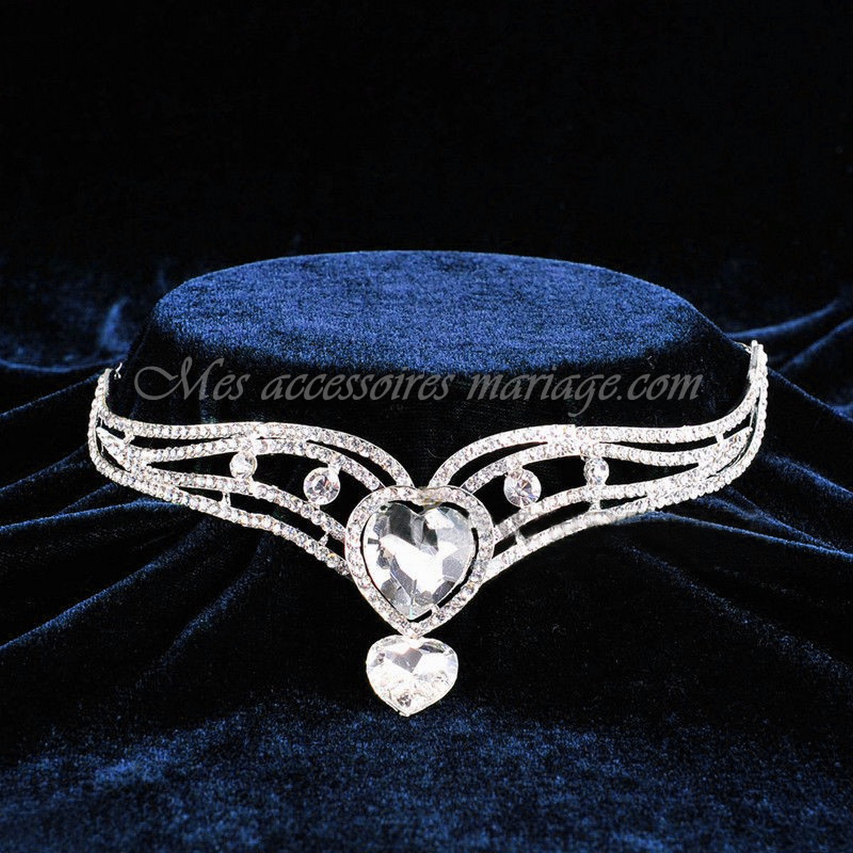 Diademe Bijoux de front mariage bijoux de tete oriental argent rhodié