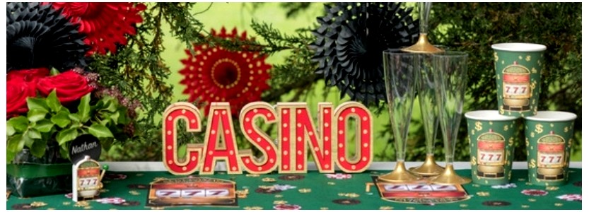 Mariage thème casino poker Las Végas