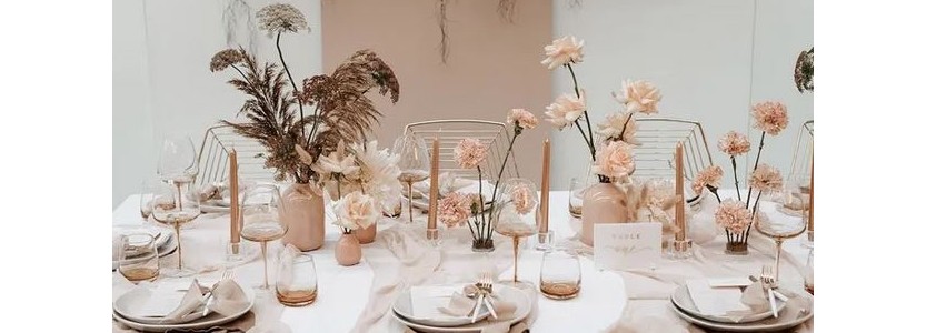 Tendances déco mariage pour 2023 - 2024