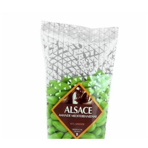 Dragées Amandes - Alsace Vert Anis - Poids au choix