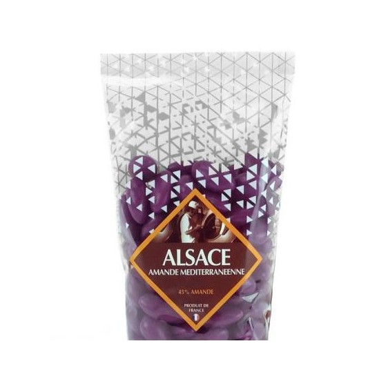 Dragées Amandes - Alsace violette - Poids au choix