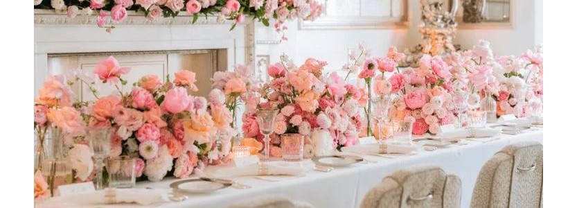 Fleurs dcoratives mariage