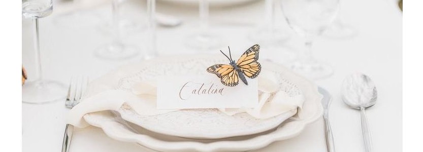 Papillons dcoration mariage