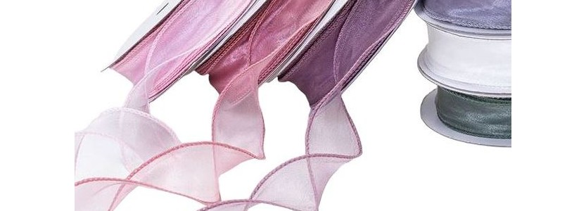Ruban organza mariage