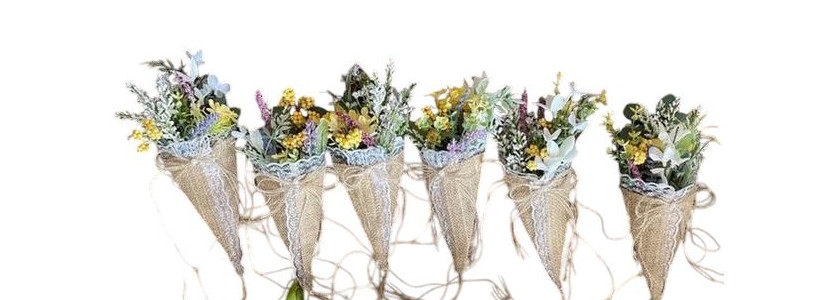 Boites en bois / Jute /  Tulle / osier