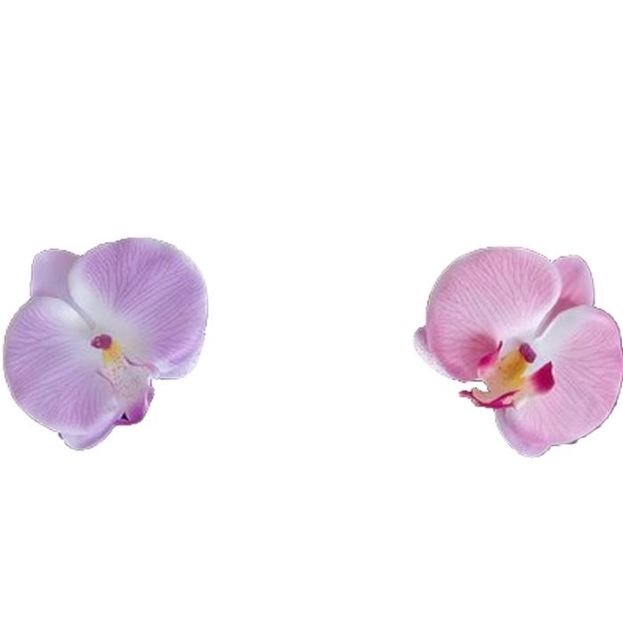 Pince Pic-chignon Epingle Cheveux Mariage Fleurs Orchidée