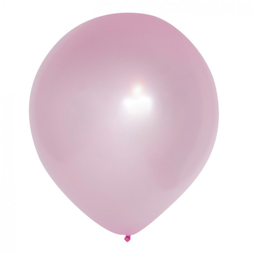 25 ballons perlés rose 30 cm