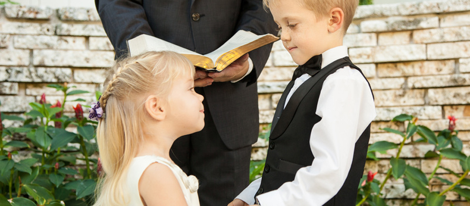 Accessoires mariage pour enfants d'honneur