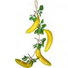 Tresse à suspendre bananes et feuillage exotique