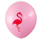 5 ballons gonflables flamant rose - fuchsia et rose clair