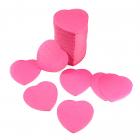 Confettis coeur en papier fuchsia Déco mariage 100g 