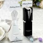 Boîte à Dragées Mariage Couple de mariés noir et blanc (lot de 10)