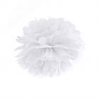 Pompon Papier Blanc 15 cm Pour Décoration