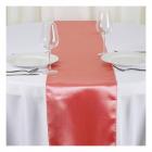 Chemins de Table Mariage Satin Rose Quartz