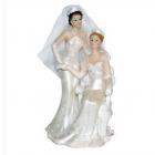 Figurine de Mariage Couple de Mariées Femmes 13cm