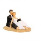 Figurine de mariage "Couple sur le sable "