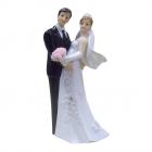 Sujet figurine mariage couple de mariés Regardez-nous !