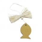 Sachet de 6 Poissons Avec Raphia Naturel
