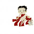 Broche Femme Bijoux Plaqué Or Betty Boop 777