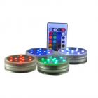 1 Socle à Bougie Led submersible multicolore avec télécommande 