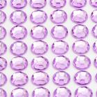  100 strass auto-collant rond 4 mm lilas