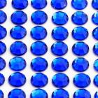 Strass à coller diamants adhésifs bleu royal 6 mm  par 100 Déco Mariage 