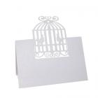 Marque Place Cage Oiseaux Dentelle Blanc x 10