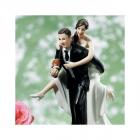 Figurine de mariage "Fan de rugby"