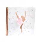 Livre d'or danseuse ballerine rose gold