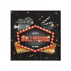 Serviette en papier Cinéma Hollywood ( Lot de 20 pièces )