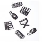 Confettis de table Cinéma en bois x 16 pièces  