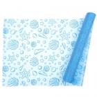 Chemin de table coquillages organza 5 m x 36 cm