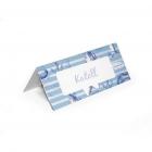 marque-places thème mer / marin " Au bord de leau " ( lot de 5 )