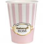 Gobelets collection Baby Shower rose (lot de 10)