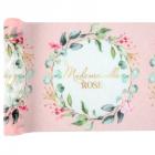 Chemin de table Baby Shower Mademoiselle Rose