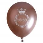 6 Ballons de Baudruche Princesse Rose Gold