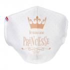 Masque lavable tissu imprimé Princesse