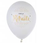 Ballons Vive la Retraite (lot de 8)