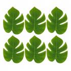 6 feuilles tropicales vertes 12 x 15 cm Déco mariage