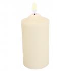 Bougie cire flamme Led  17,5 cm 