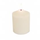 Bougie cire flamme Led  12 cm 