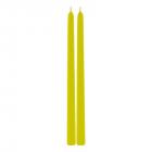 Bougies Flambeau vert clair 30 cm (lot de 2)