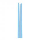 Bougies Flambeau turquoise 30 cm (lot de 2)