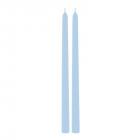 Bougies Flambeau bleu ciel 30 cm (lot de 2)