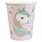 10 gobelets jetable licorne 27 cl 