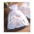 6 Sachets a dragées Just Married Rose gold