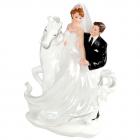 Figurine Mariage Cheval Blanc