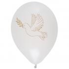 Ballon mariage colombe (lot de 8)