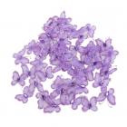 Petit Papillon Pierre et Paillettes Pourpre (lot de 10)