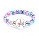 Bracelet elastique corne de licorne 